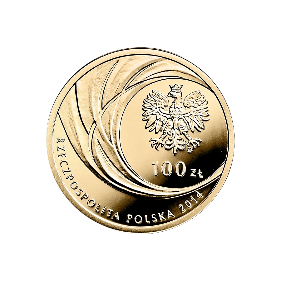 zlota-moneta-100-zl-kanonizacja-jana-pawla-ii-2014-awers
