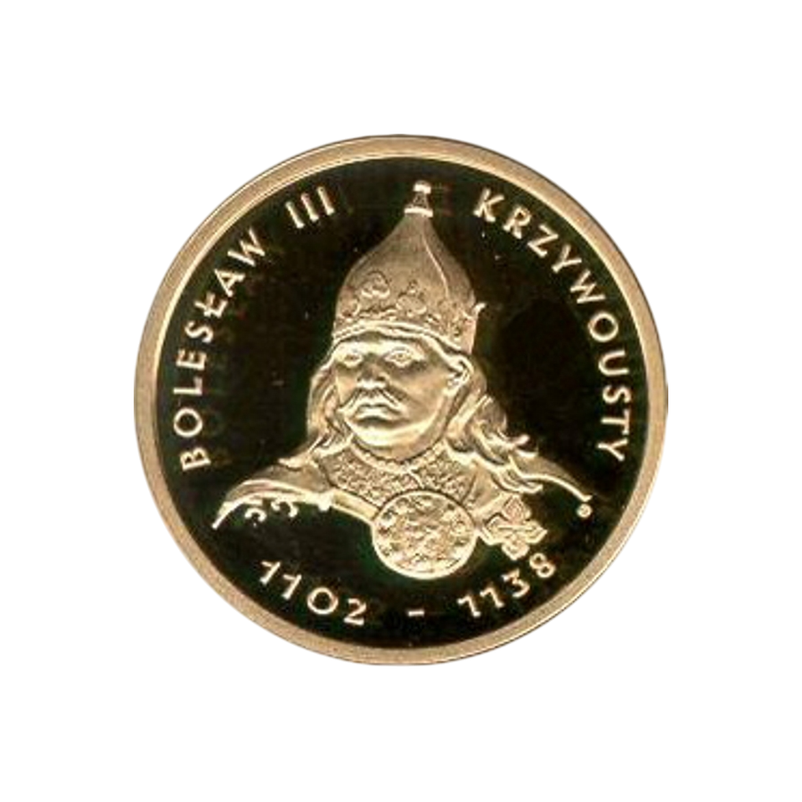 Poland 100 Zloty Gold Proof Coin – Polish Kings and Princes: Bolesław III Wrymouth (1102–1138) - 24h Shipping!