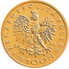 100 Zlotys – Stanislaus I Leszczynski (Polish Kings and Princes series, 2003) - 24h Shipping! 2