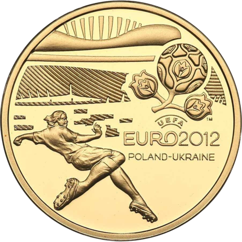 Gold Coin – UEFA European Football Championship EURO 2012 - 24h Shipping!