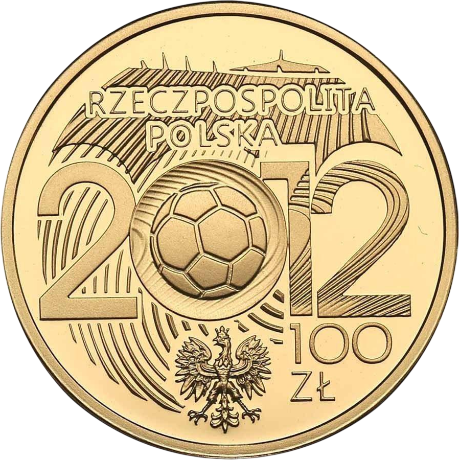 zlota-moneta-100-zl-mistrzostwa-europy-w-pilce-noznej-uefa-2012-awers