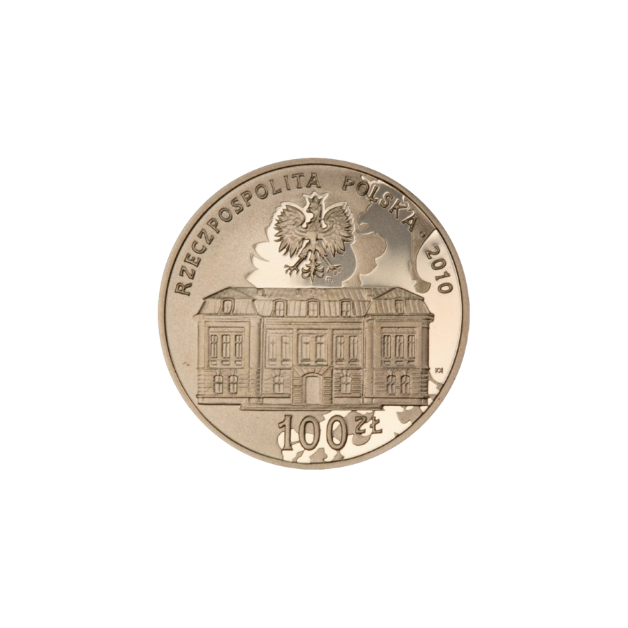 zlota-moneta-100-zl-25-rocznica-powstania-trybunalu-konstytucyjnego-2010-awers