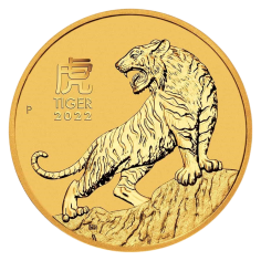 1 oz Australian Lunar Year of the Tiger 2022 Gold Coin - 24h Shipping!