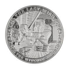 THE LAST WISH The Witcher Book 2 Oz Silver Coin - 24h Shipping!