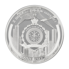 Cyberpunk The Punk Universe 2 Oz Pure Silver BU Coin - 24h Shipping! 2