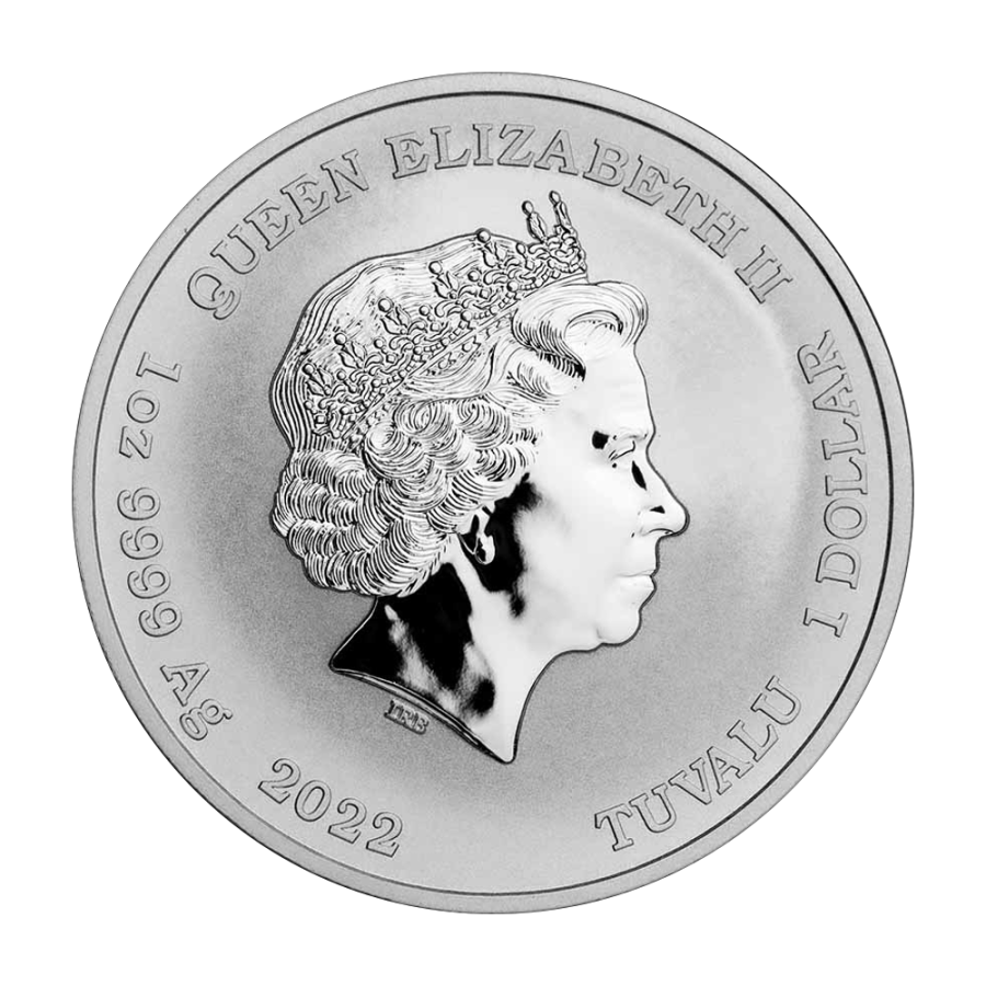 1 oz Tuvalu Silver Street Fighter II Series - Ryu Coin  - 24h Shipping!