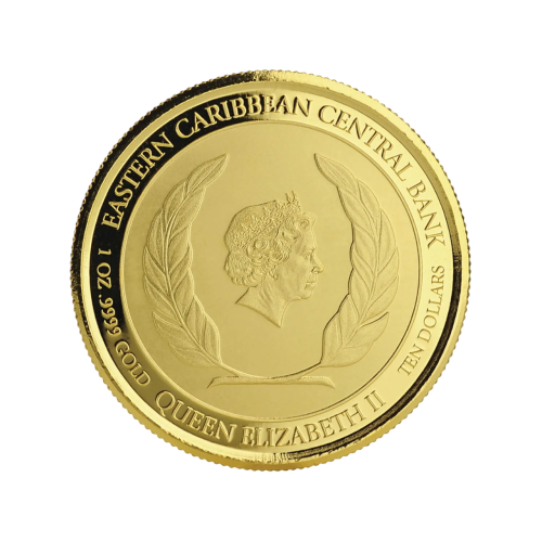 2018 St. Kitts & Nevis 1 oz Gold Pelican BU - 24h Shipping!