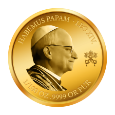 2025 Chad 1/100-oz Gold Habemus Papam – Leo XIV Proof - 24h Shipping!