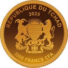 2025 Chad 1/100-oz Gold Habemus Papam – Leo XIV Proof - 24h Shipping! 2