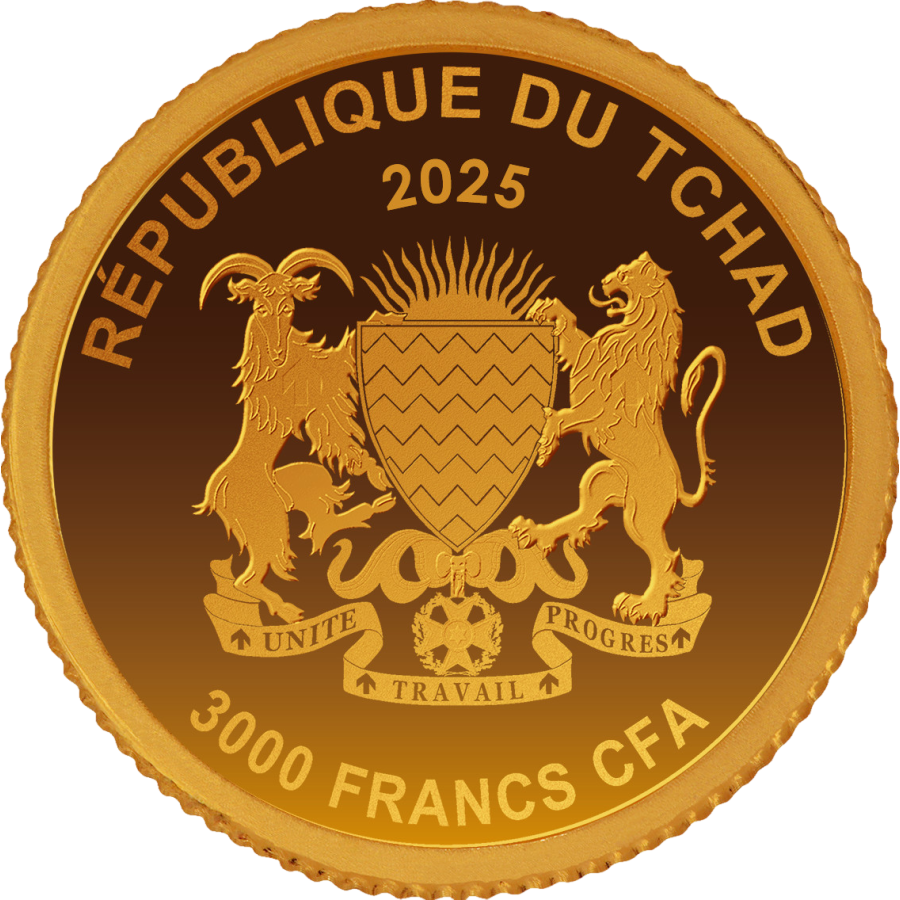 2025 Chad 1/100-oz Gold Habemus Papam – Leo XIV Proof - 24h Shipping!