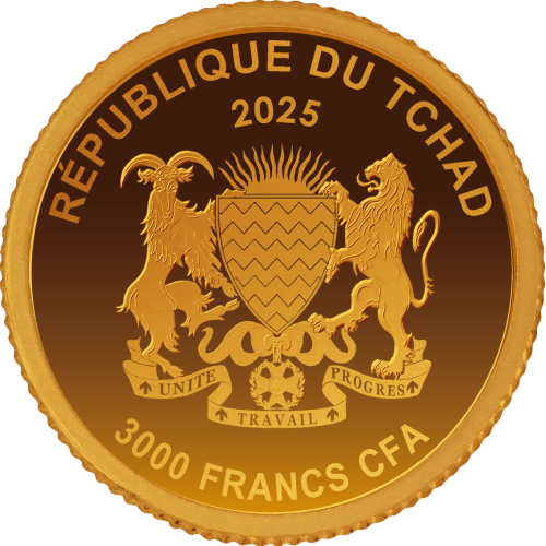 2025 Chad 1/100-oz Gold Habemus Papam – Leo XIV Proof - 24h Shipping!