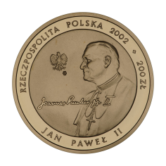 zlota-moneta-200-zl-jan-pawel-ii-2002-rewers 2