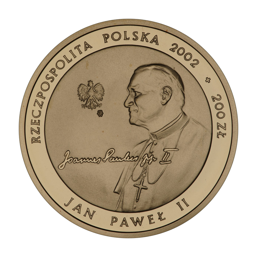 200 Zlotych 2002 "John Paul II"  - 24h Shipping!