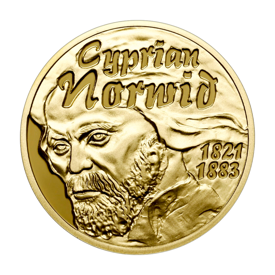 2013 Poland 200 Zloty Gold Coin – Cyprian Norwid- 24h Shipping!