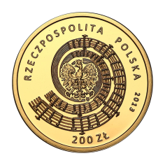 2013 Poland 200 Zloty Gold Coin – Witold Lutoslawski - 24h Shipping! 2