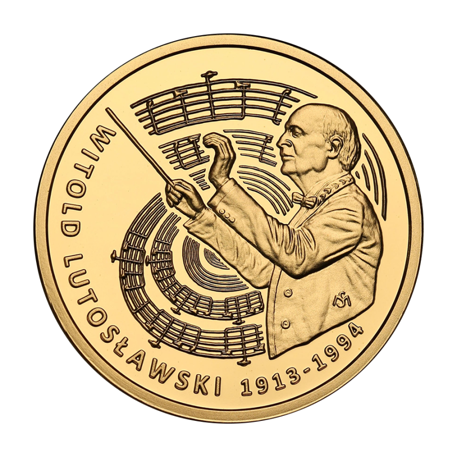 2013 Poland 200 Zloty Gold Coin – Witold Lutoslawski - 24h Shipping!