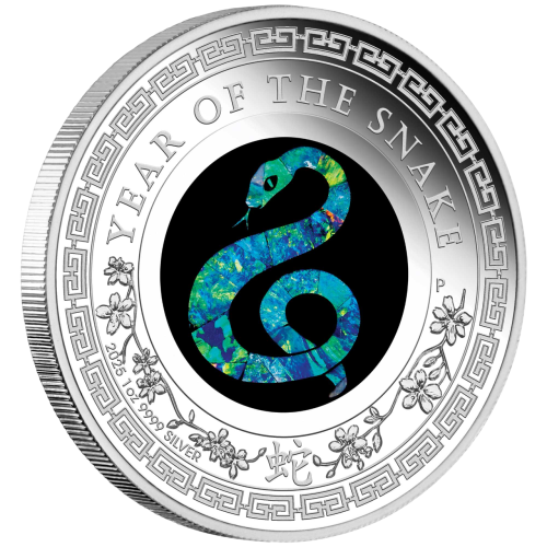 2025 Australia 1 oz Silver Opal Lunar Snake Proof - 24h Shipping!