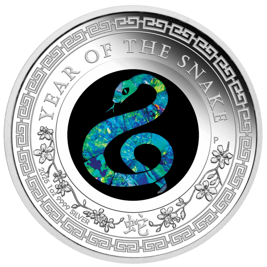 2025 Australia 1 oz Silver Opal Lunar Snake Proof - 24h Shipping!