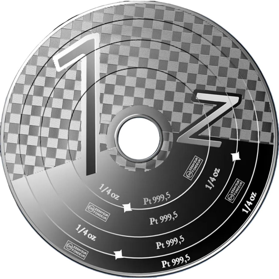 1 oz Platinum Round - Valcambi Armillary - 24h Shipping!