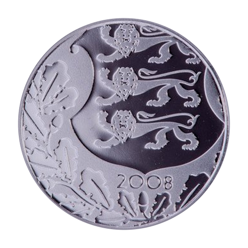 Estonia Republic 90th Anniversary Platinum Gold Silver Set 2008 - 24h Shipping!