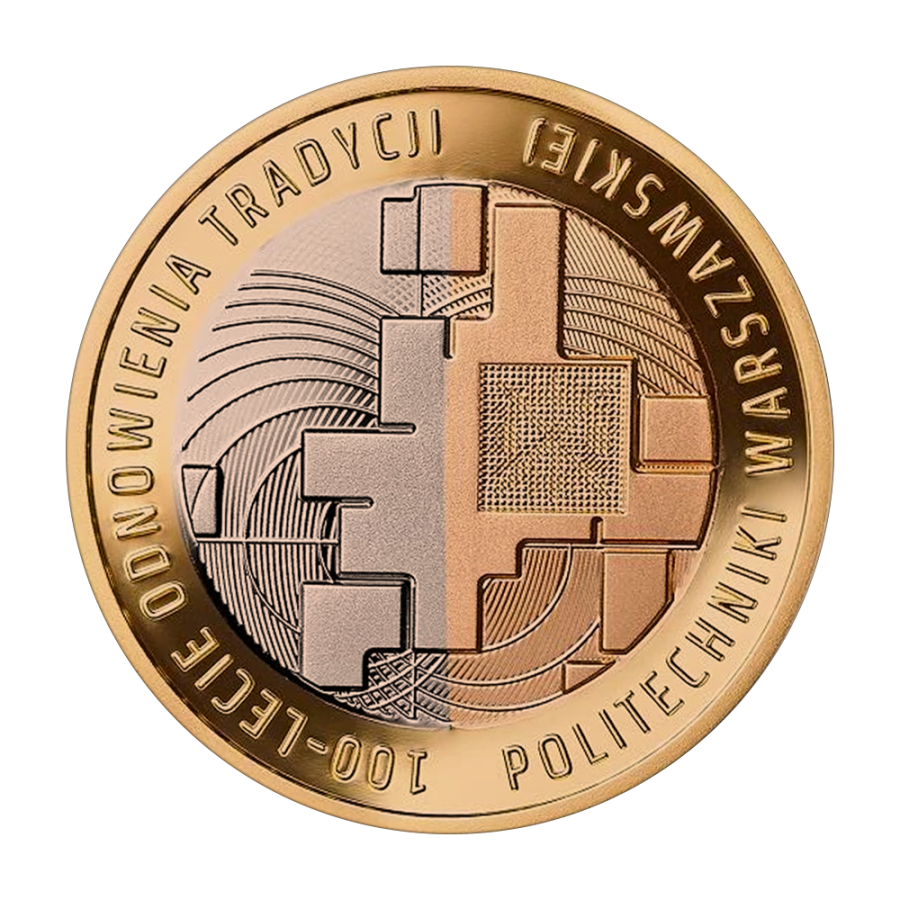 200 zloty 2015 - 100th anniversary of Warsaw University of Technology - 24h Shipping!