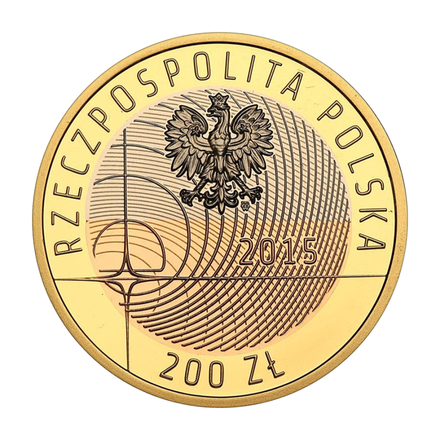 200 zloty 2015 - 100th anniversary of Warsaw University of Technology - 24h Shipping!
