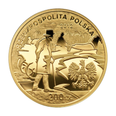 zlota-moneta-200-zl-boleslaw-prus-2012-rewers 2