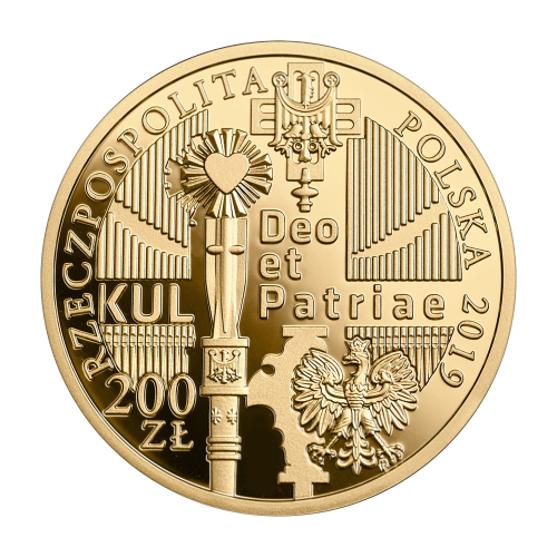 2019 Poland 200 Zloty Gold Coin – 100th Anniversary of the Catholic University of Lublin - 24h Shipping!