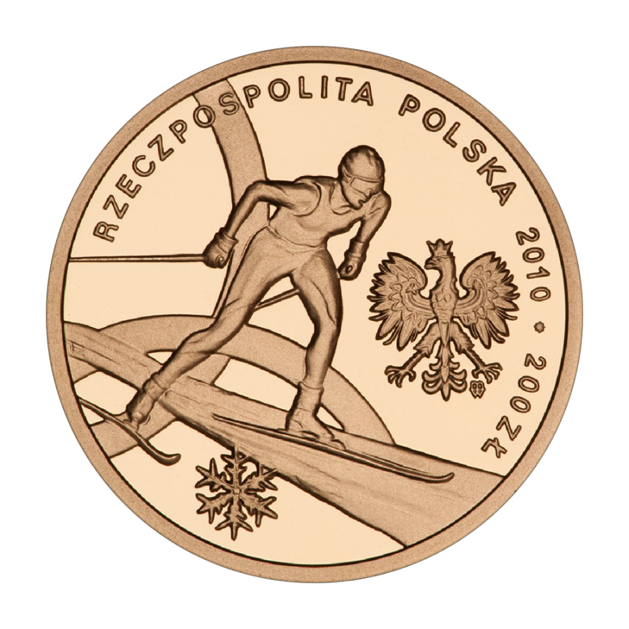 Poland 200 Zloty Gold Coin – Polish Olympic Team – Vancouver 2010 - 24h Shipping!
