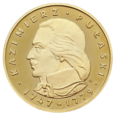 Poland 500 Zloty Gold Coin – Kazimierz Pułaski - 24h Shipping!