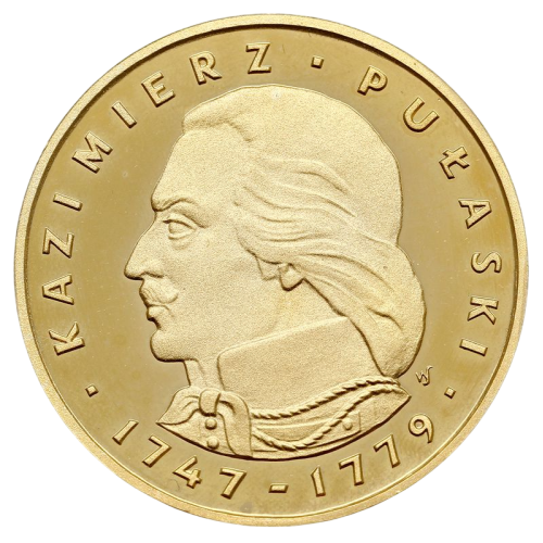 Poland 500 Zloty Gold Coin – Kazimierz Pułaski - 24h Shipping!