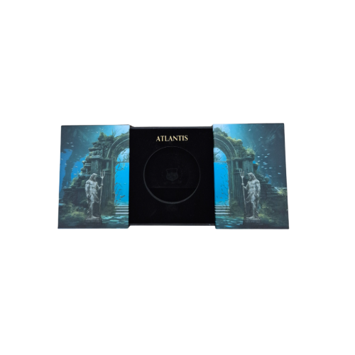 2025 Samoa 5 oz Silver Antique Atlantis Sliding Coin - 24h Shipping!