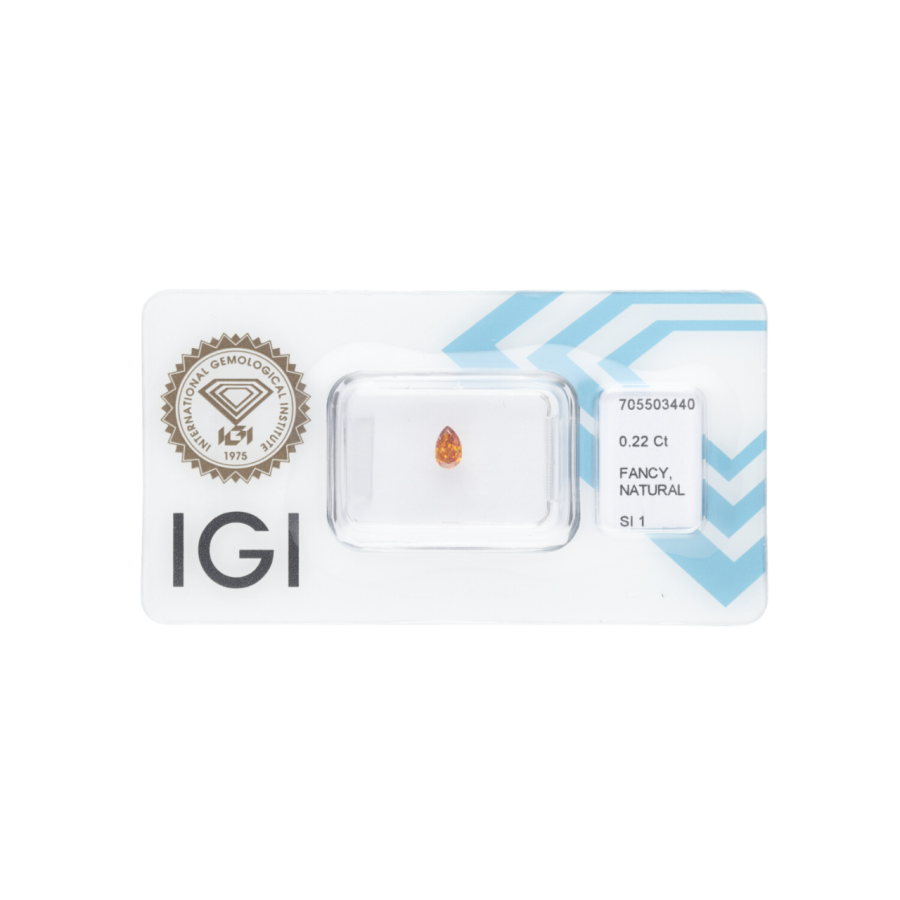 diament-naturalny-0-22-ct-natural-fancy-intense-yellow-orange-pear-modified-brilliant-si1-vg