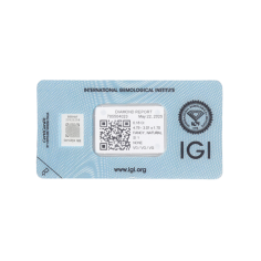 Natural Diamond 0,18 CT / Natural Fancy Intense Yellow Orange / Pear Modified Brilliant / SI1 / VG - 24h Shipping! 2