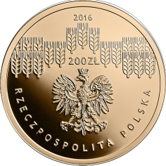 zlota-moneta-200-zl-200-lecie-szkoly-glownej-gospodarstwa-wiejskiego-w-warszawie-2016-rewers 2