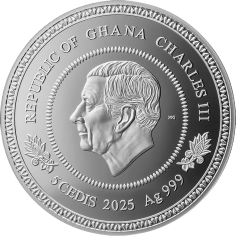 2025 Republic of Ghana 1 oz Silver Autumn Tree of Life - 24h Shipping! 2