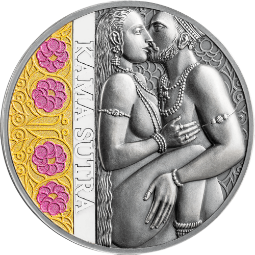 KAMA SUTRA I Moments of Love Kamasutra 1 Oz Silver Coin - 24h Shipping!