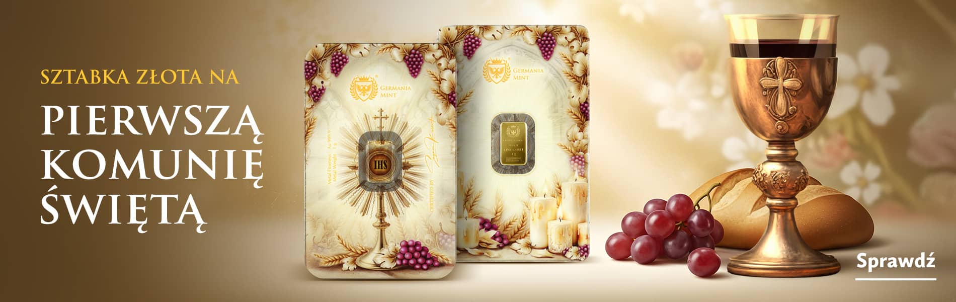 Sztabka komunia pamiatka