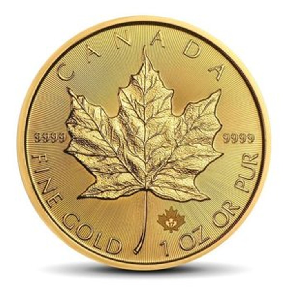 Moneta Kanadyjski Liść Klonowy 1 uncja złota - wysyłka 24 h!