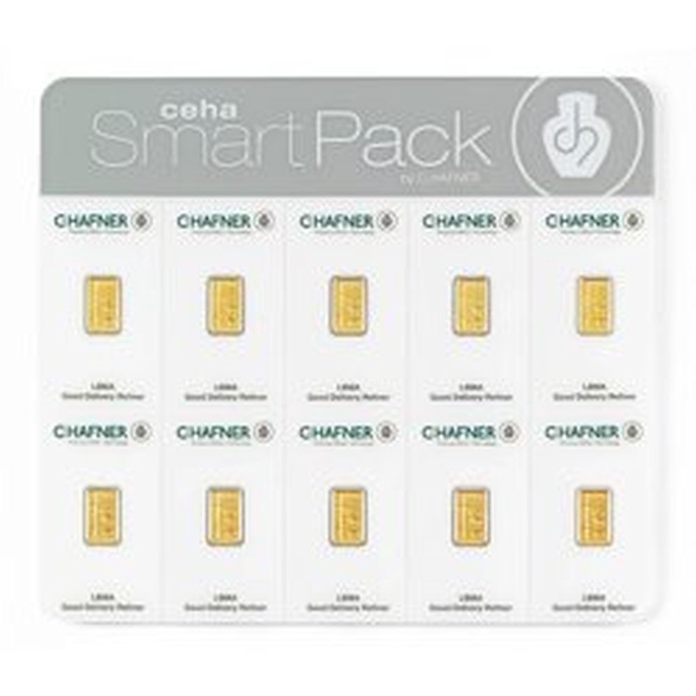 10 x 2g Sztabka złota SmartPack - wysyłka 24 h!