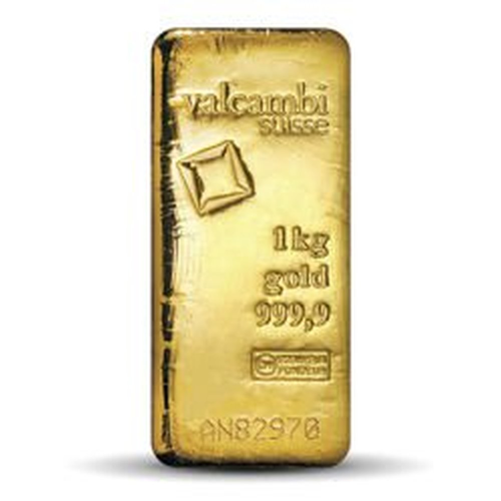 1000 g (1 kg) Sztabka złota 