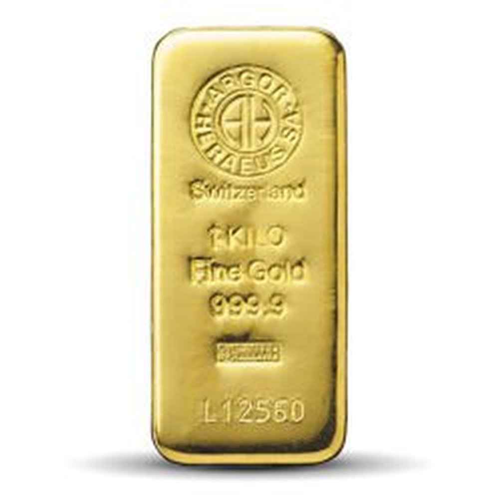 1000 g (1 kg) Sztabka złota 