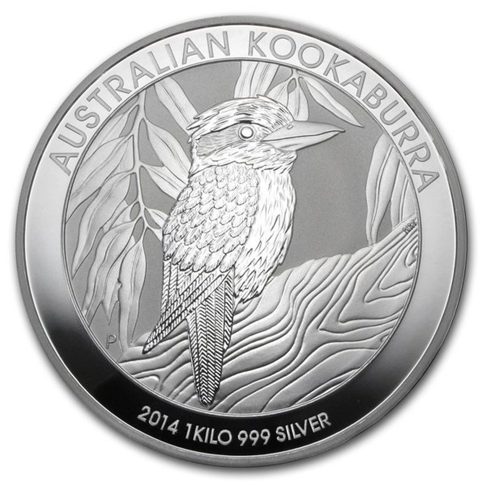 Moneta Australijska Kookaburra - 1000 G (1 KG) srebra - wysyłka 24h!