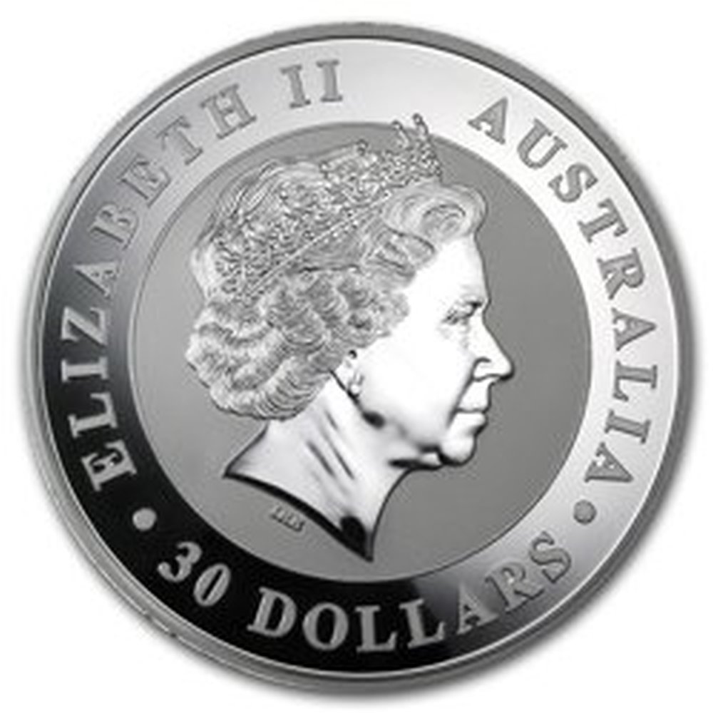 Moneta Australijska Kookaburra - 2012 - 1000 G (1 KG) srebra - wysyłka 24h!