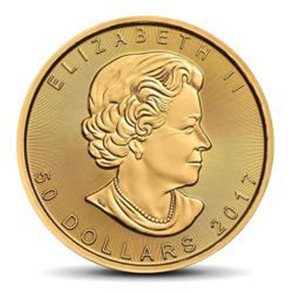 Moneta Kanadyjski Liść Klonowy 1 uncja złota - wysyłka 24 h!