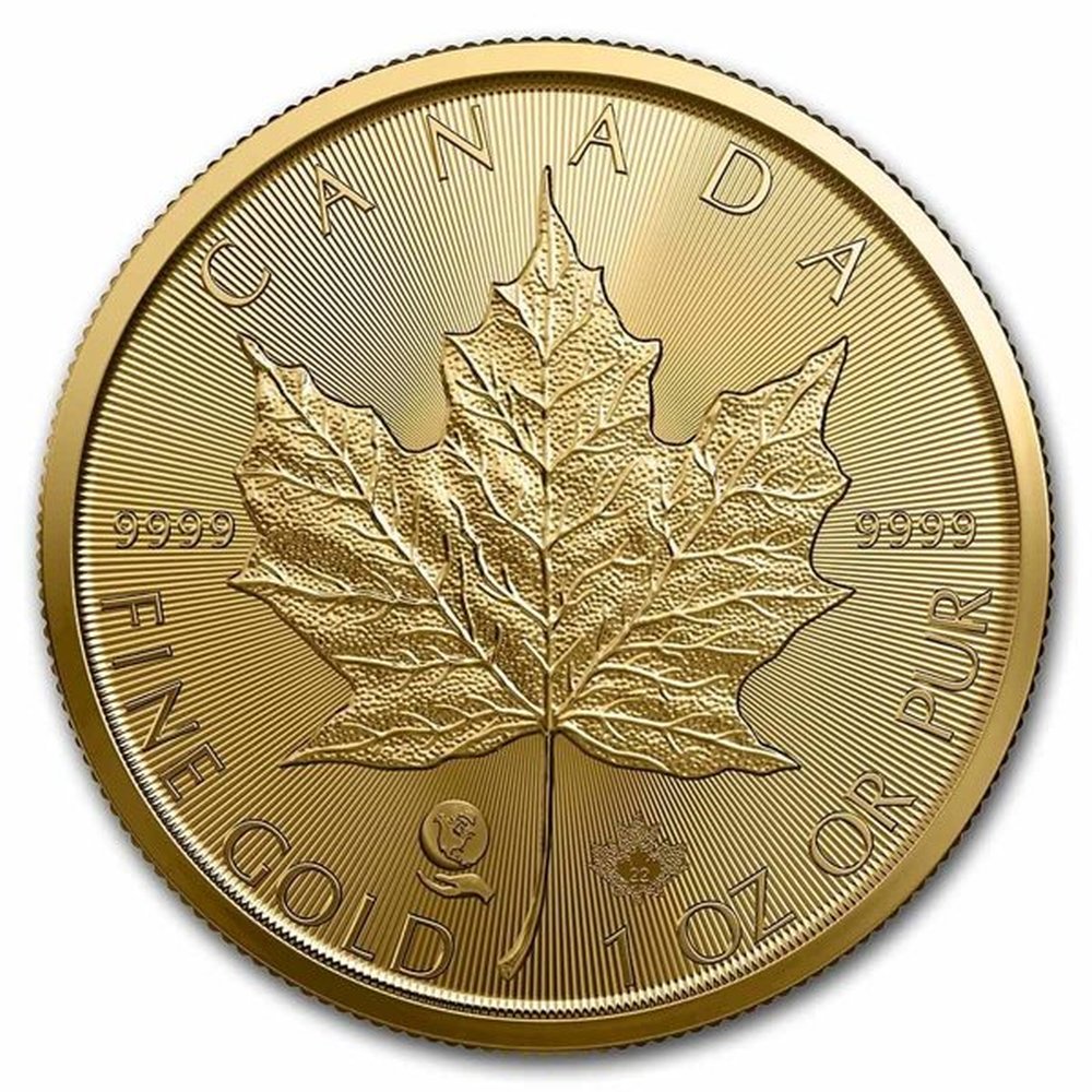 Moneta Kanadyjski Liść Klonowy Single Mine 1 uncja  złota- wysyłka 24h!
