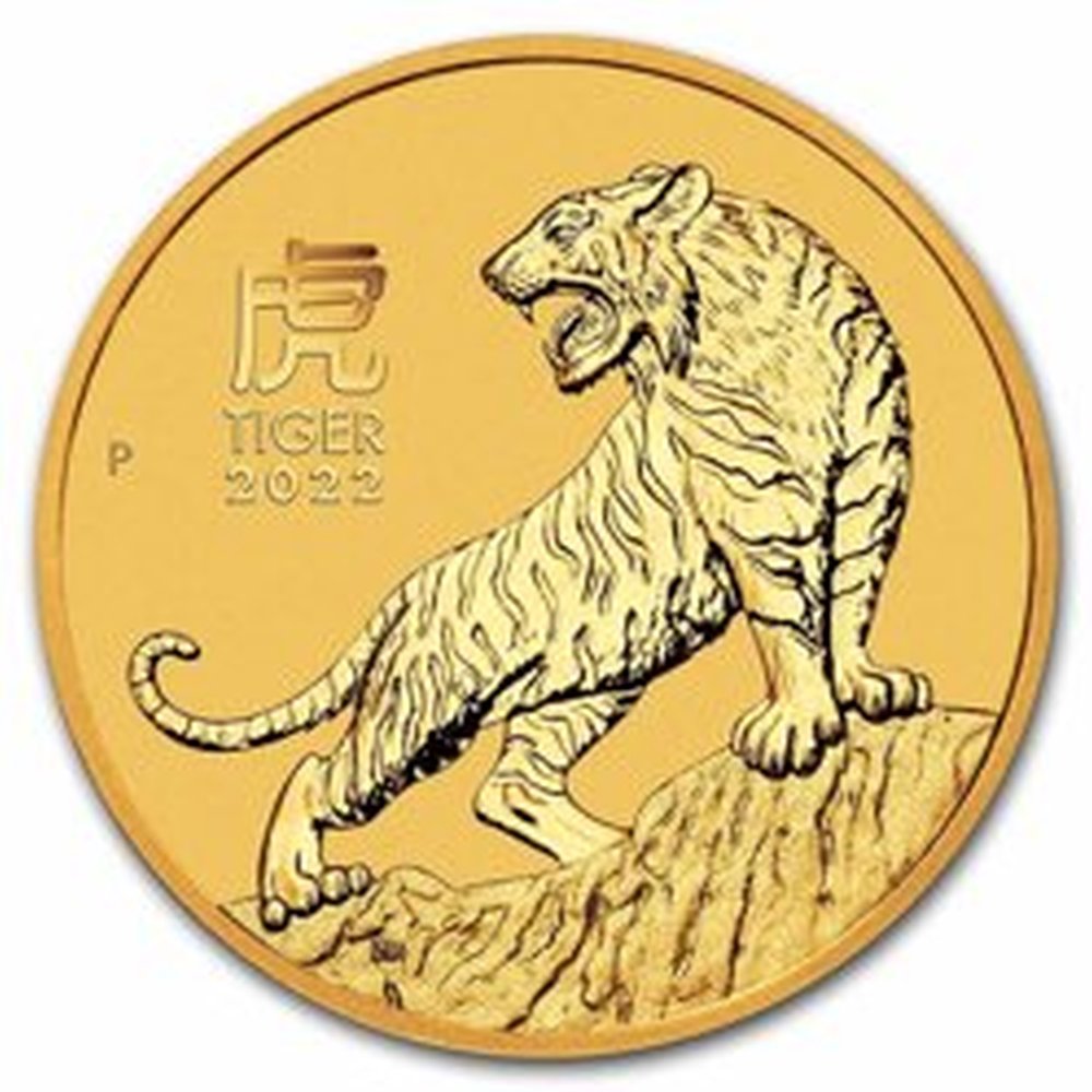Moneta Rok Tygrysa 1/2 uncji złota 2022 - wysyłka 24 h!