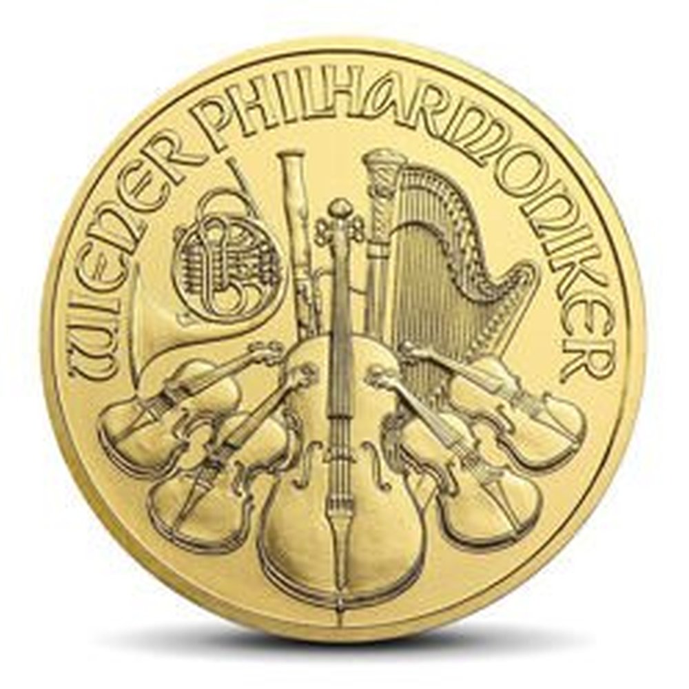 Moneta Wiedeńscy Filharmonicy 1/10 uncji złota - wysyłka 24 h!