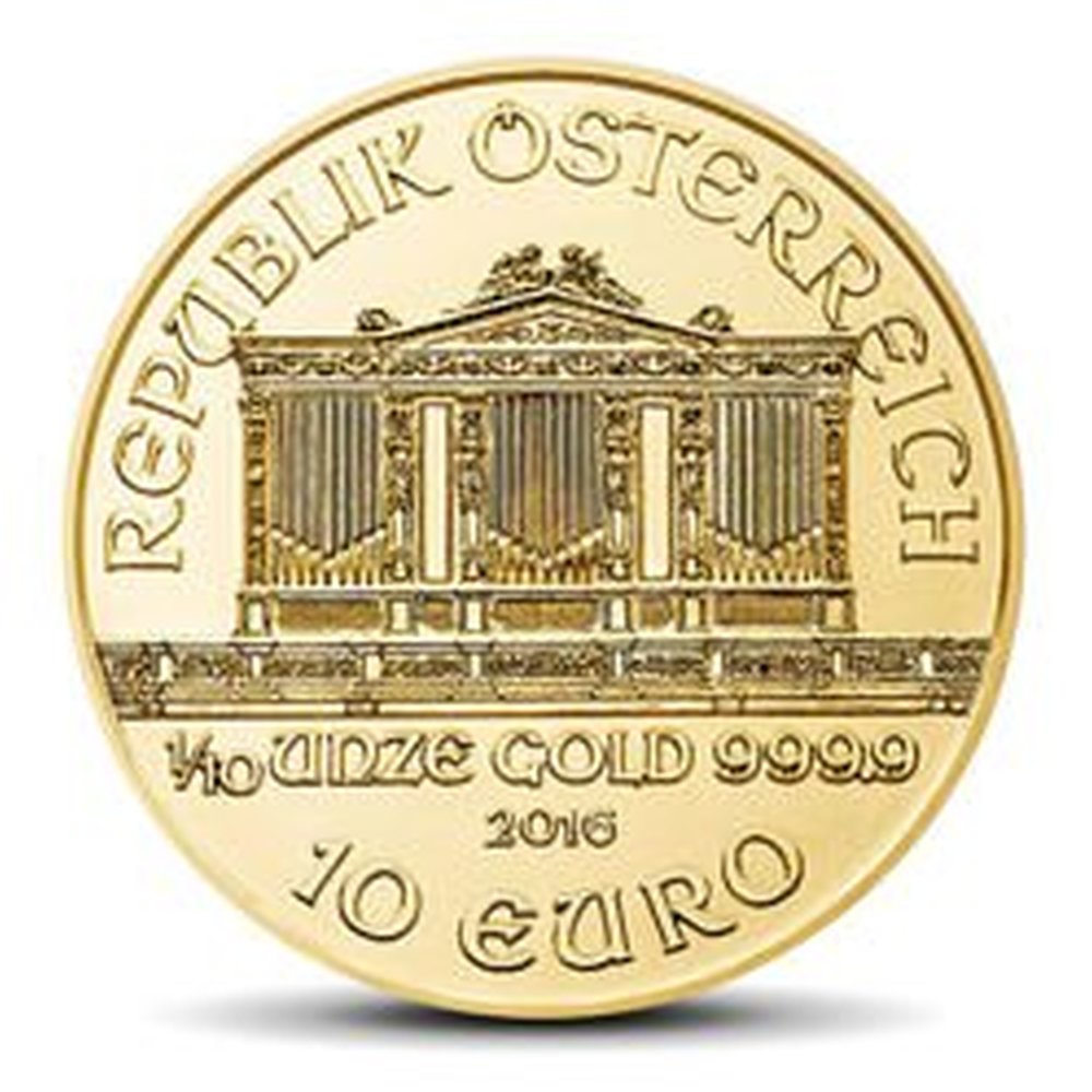 Moneta Wiedeńscy Filharmonicy 1/10 uncji złota - wysyłka 24 h!