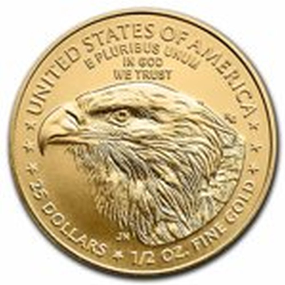 Moneta Amerykański Orzeł 1/2 uncji złota - wysyłka 24 h!